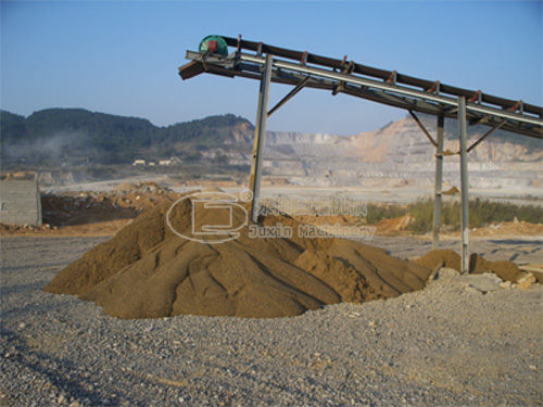 sand making production line belt conveyor